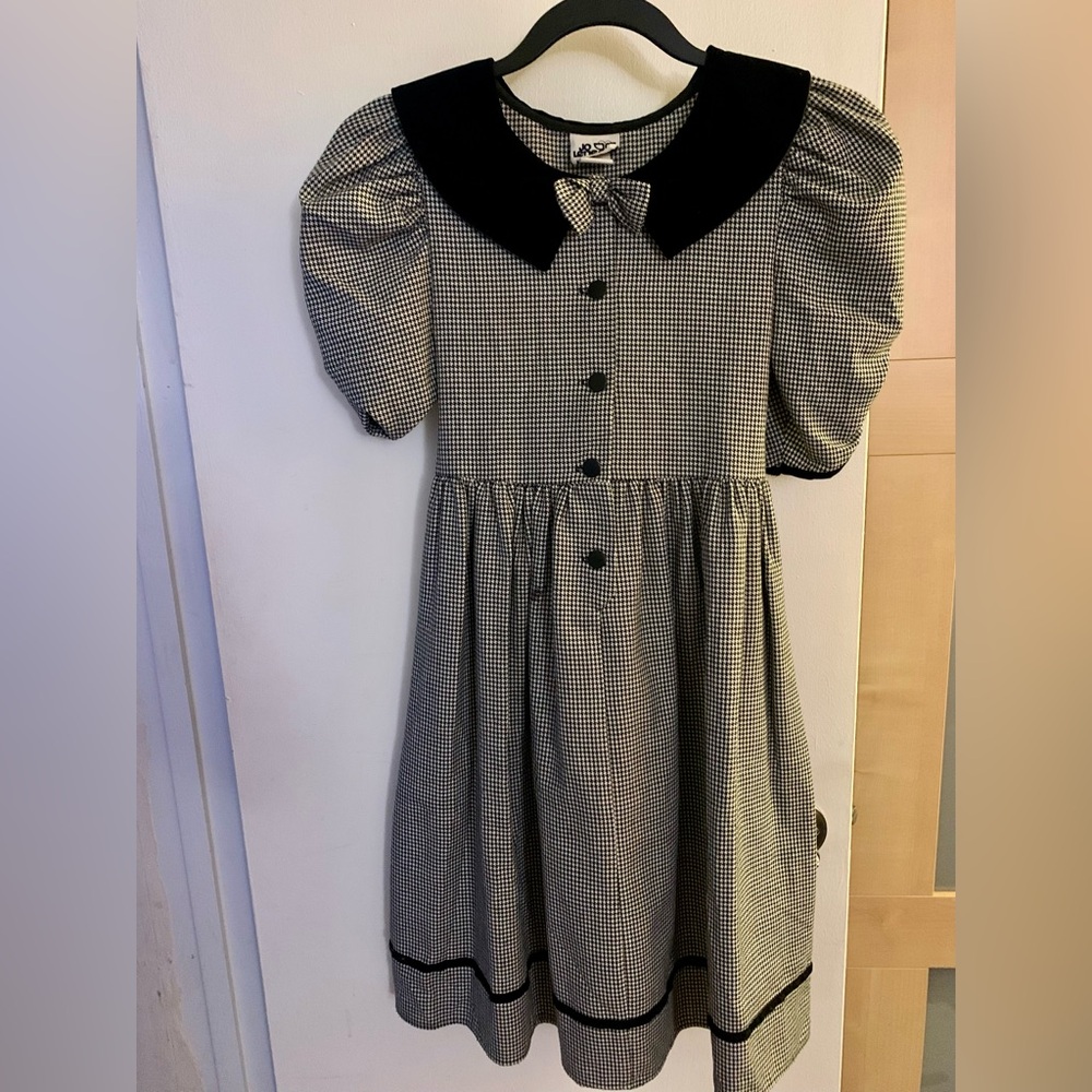 Classic Black and White Kids Dress